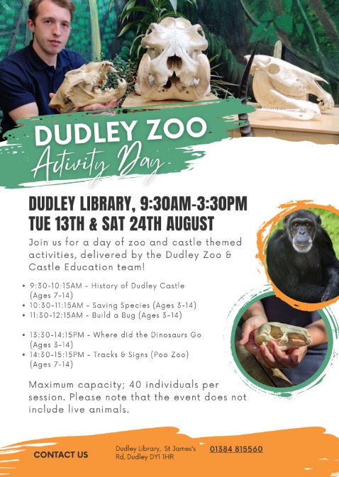 Dudley Library - Dudley Zoo Activity Day